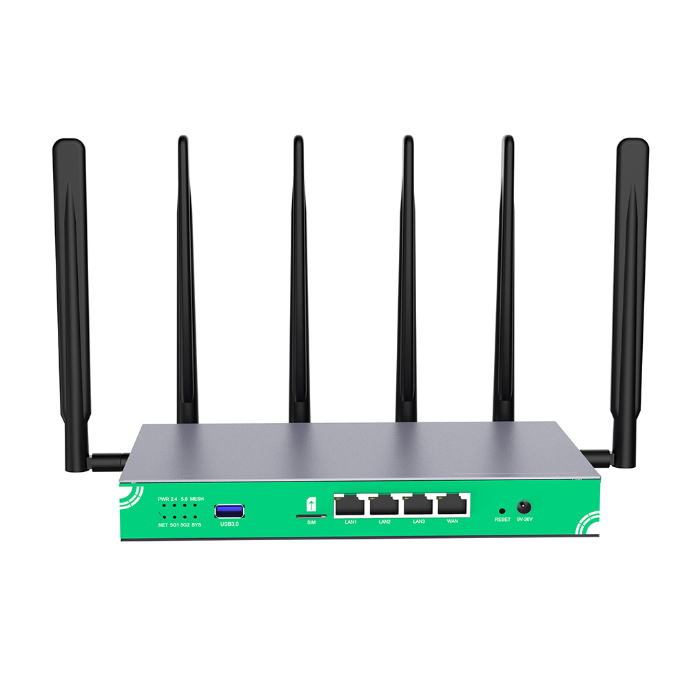 HC851:Industrial 1800Mbps WiFi6 5G/4G Router