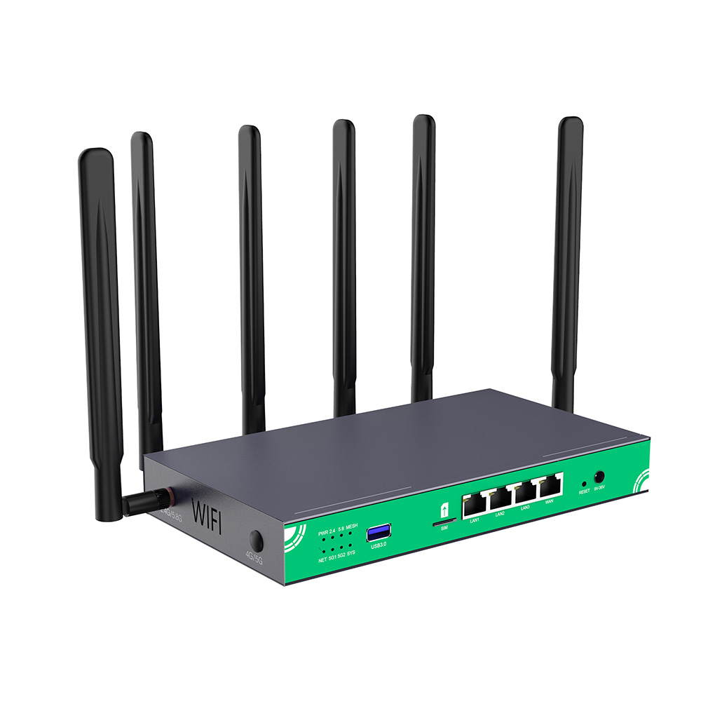 HC851:Industrial 1800Mbps WiFi6 5G/4G Router - Image 2