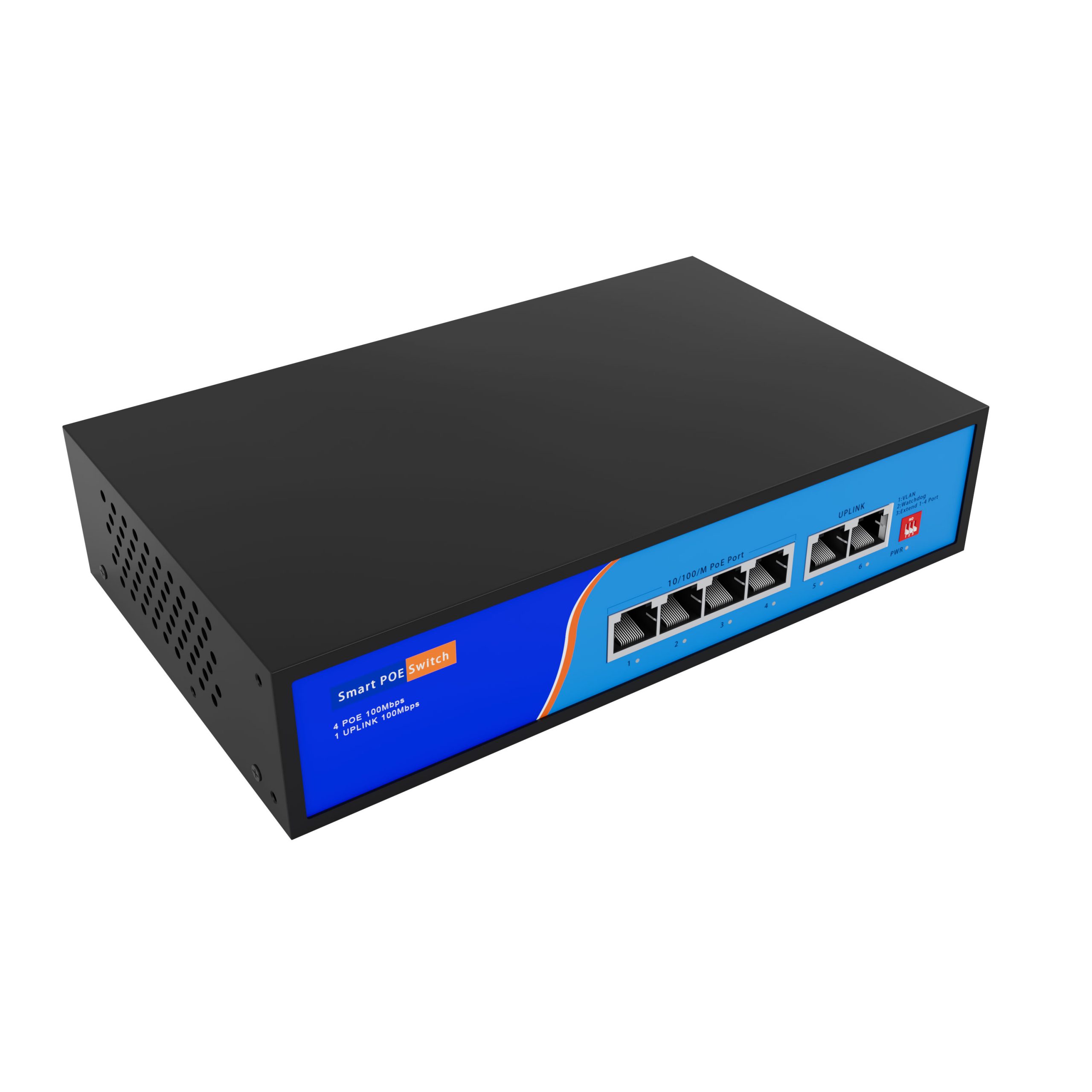 HC-F0402P 4 Port POE Switch With 1 Gigabit Uplink Port 1 SFP Port - Image 2