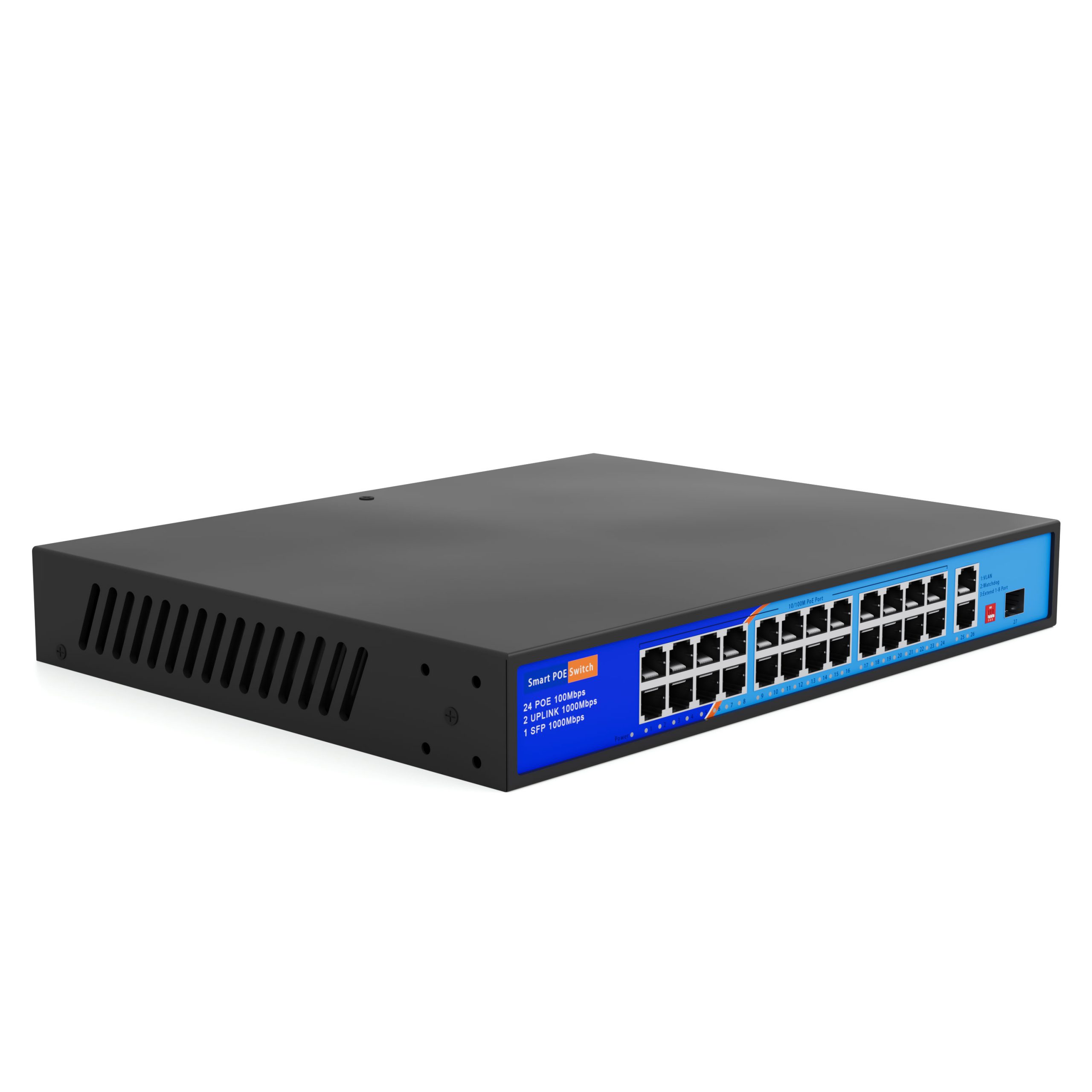 HC-F24021GP 24 Port POE Switch with 2 Uplink Gigabit Port 1 SFP Port - Image 4
