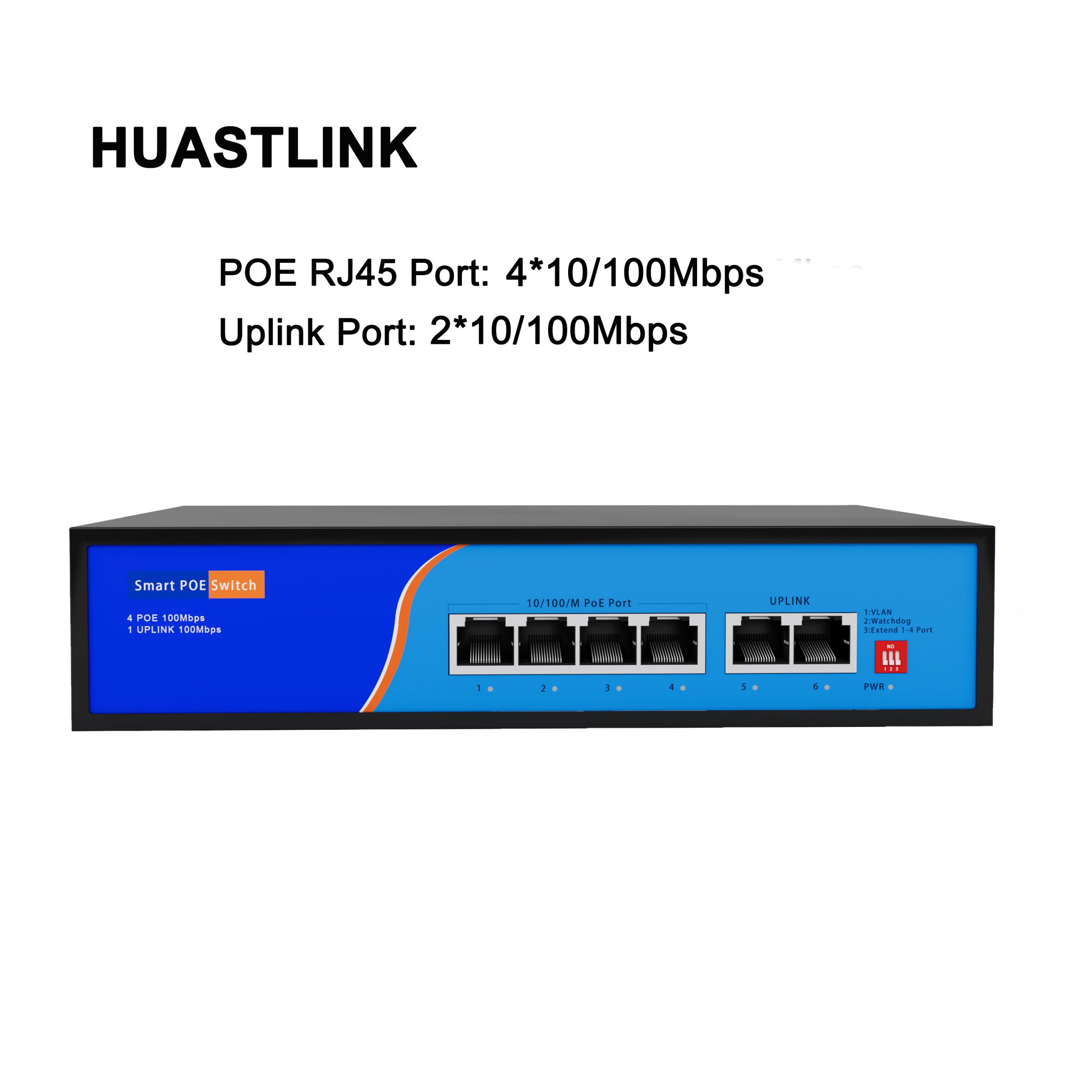HC-F0402P 4 Port POE Switch With 1 Gigabit Uplink Port 1 SFP Port - Image 5